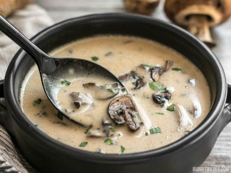 Coconut Milk Cream of Mushroom Soup